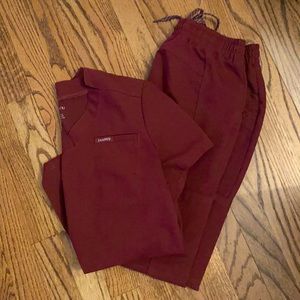 Jaanuu burgundy set- S/SP